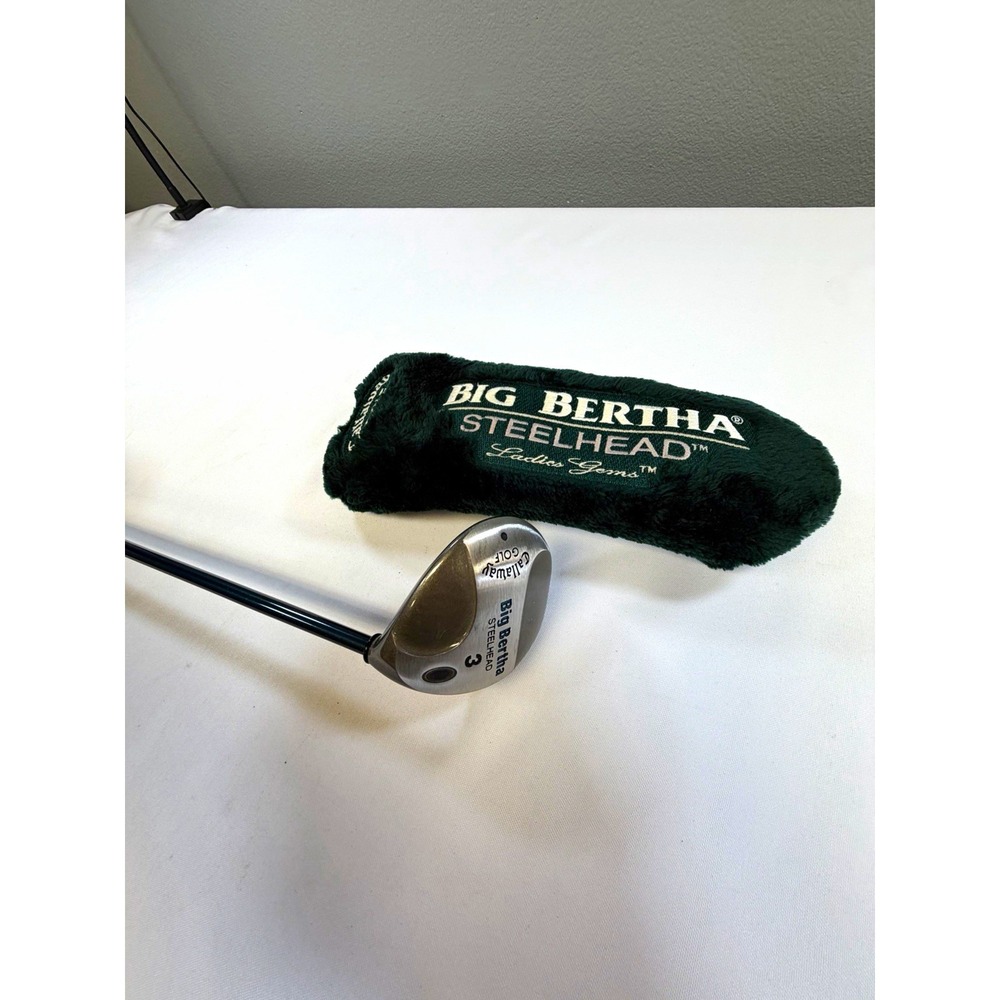Callaway Big Bertha Steelhead 3 Wood 18 Ladies RH Graphite Shaft Gems Edition